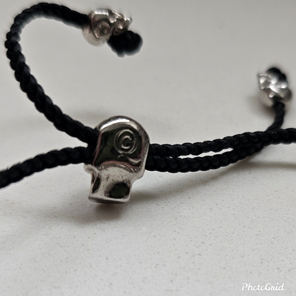 ALEXANDER MCQUEEN double skull braided rope bracelet adjustable - Picture 8 of 8
